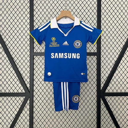 2008-2009 Retro Chelsea Champions League Final Home Kit Kids Size