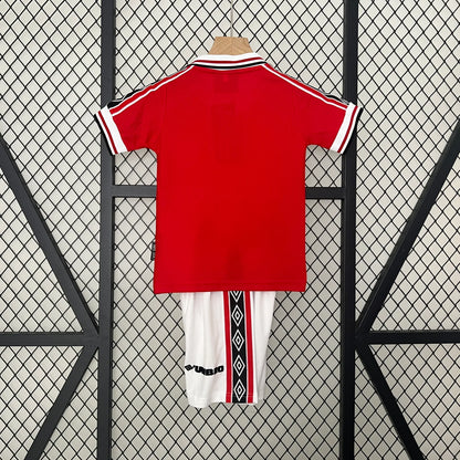 Manchester United 1998/1999 Home Jersey Kids Size