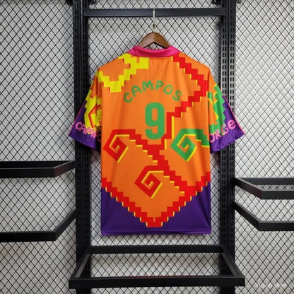 1995 Mexico CAMPOS 9 Home Retro GK Jersey