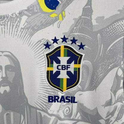 Brazil "Jesus" White Limited Jersey