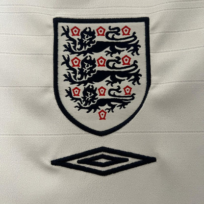 2004 Retro England Home Jersey