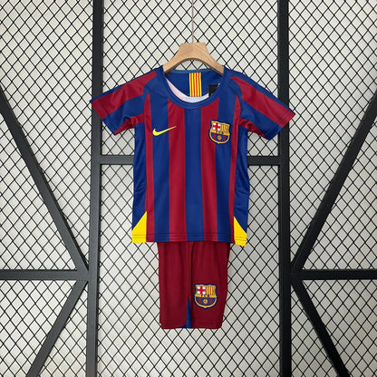 Barcelona 2005/2006 Home Jersey Kids Size