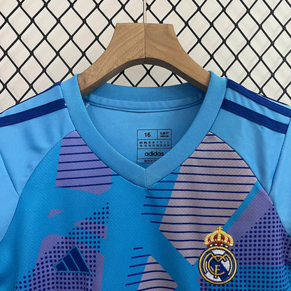 2024/2025 Real Madrid Goalkeeper Kit Kids Size