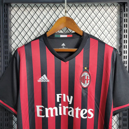 2016-2017 Retro AC Milan Home Jersey