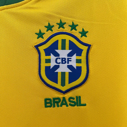 2010 Retro Brazil Home Jersey