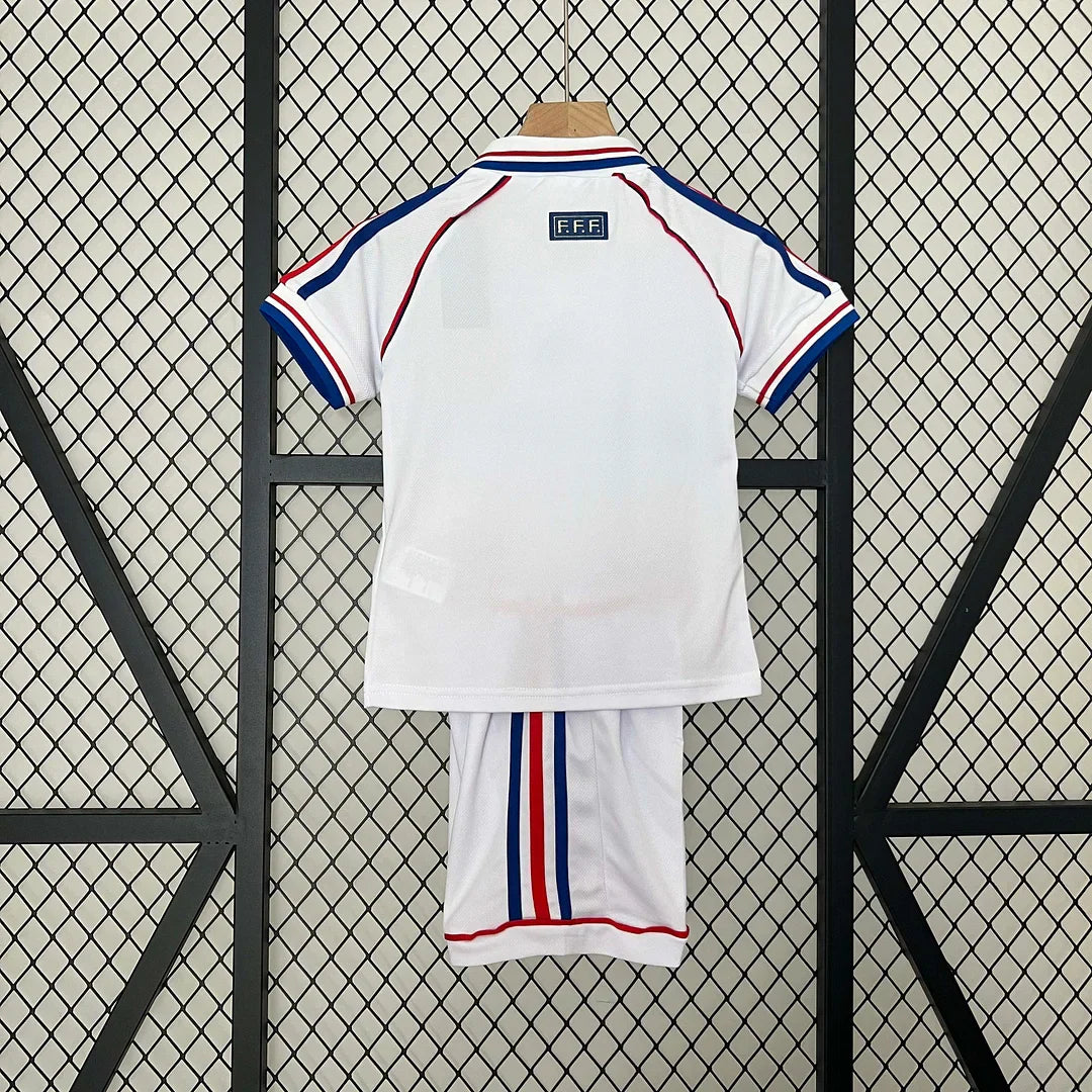 1998 Retro France Away Kit Kids Size