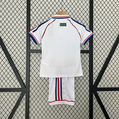 1998 Retro France Away Kit Kids Size