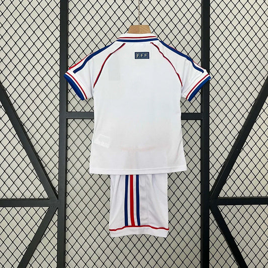 1998 Retro France Away Kit Kids Size