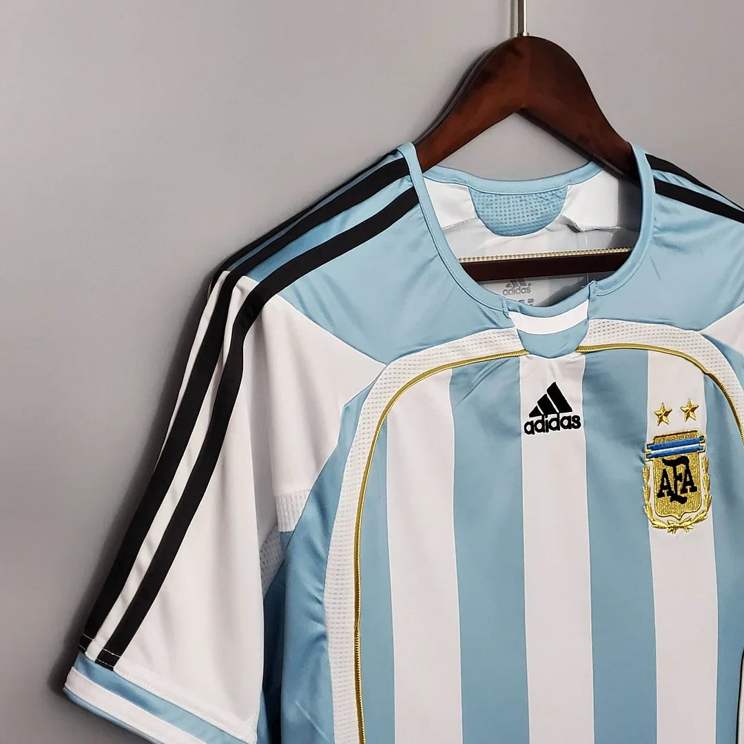 2006 Retro Argentina Home Jersey