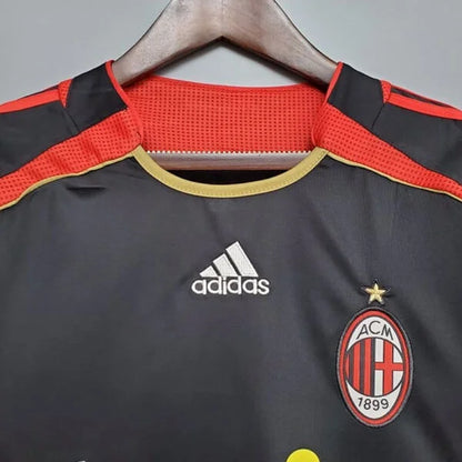 06/07 AC Milan Away Third Black Retro Jersey