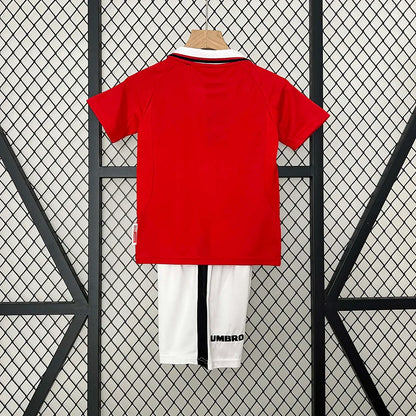1999/2000 Retro Manchester United European Home Kids Size