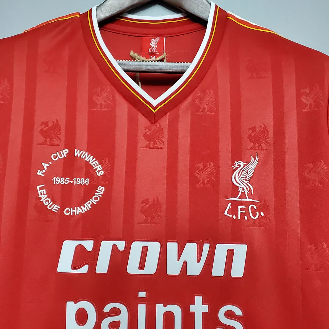 Liverpool Home 1985/1986 FA Cup Winner & League Champs Retro Jersey