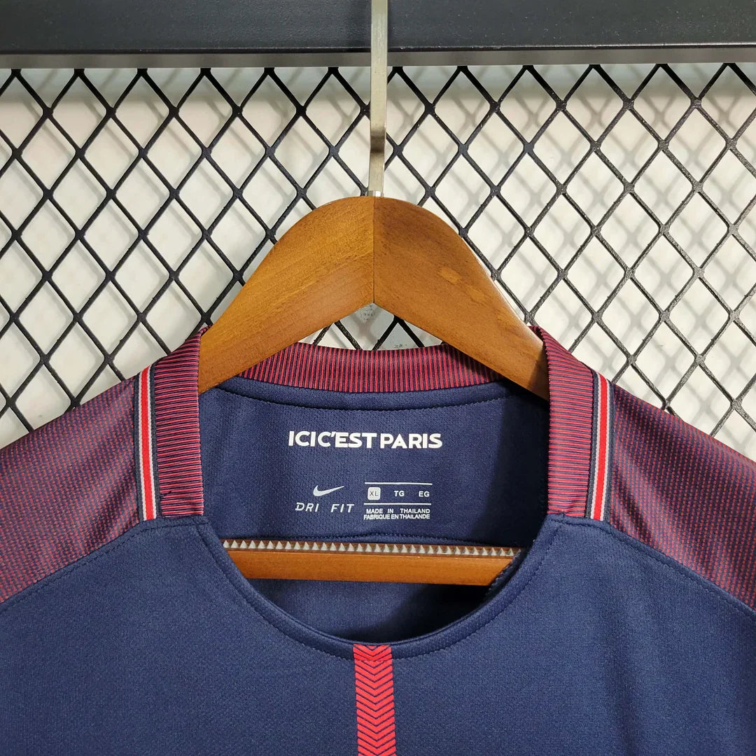 2017-2018 Retro PSG Paris Saint-Germain Home Jersey