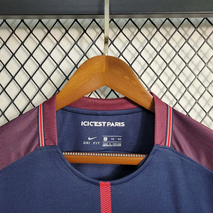 2017-2018 Retro PSG Paris Saint-Germain Home Jersey