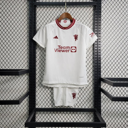 Manchester United 2023/2024 Third Away Jersey Kids Size