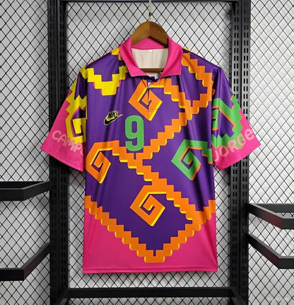 1995 Mexico CAMPOS 9 Home Retro GK Jersey