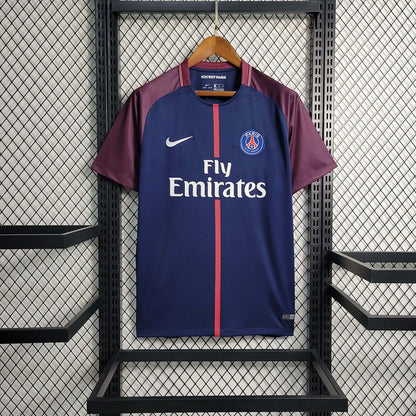 2017-2018 Retro PSG Paris Saint-Germain Home Jersey