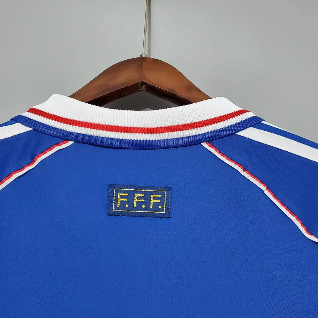 1998 Retro France Home Jersey