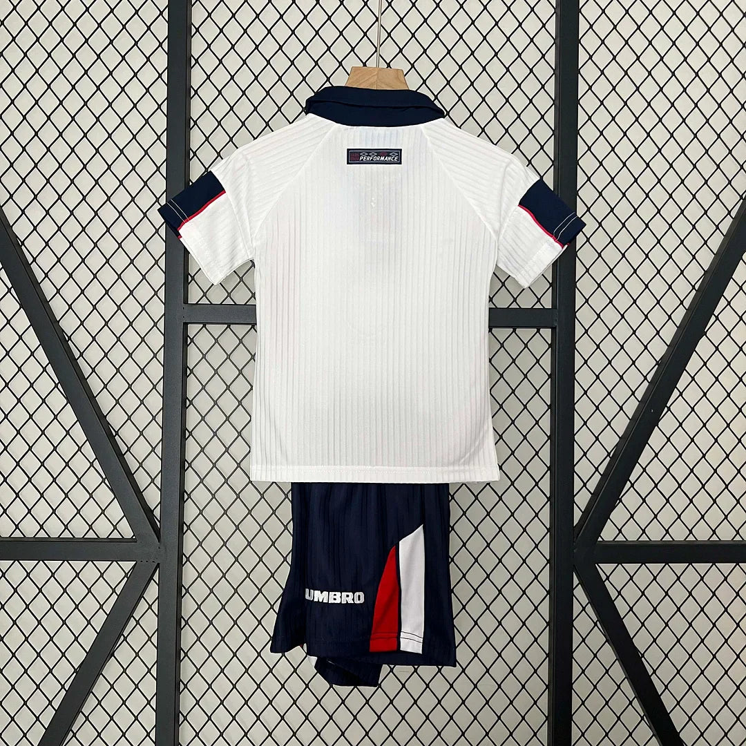 1998 Retro England Home Kit Kids Size